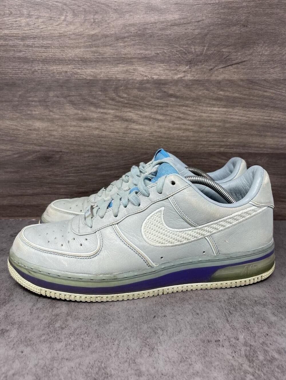Nike Air Force 1 Supreme 07 Sneakers Mens Size 11 Ocean Cube Fiberglass Blue